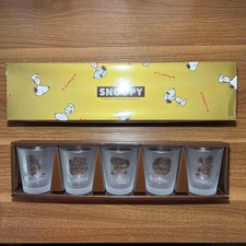 Lot de 5 verres rétro Snoopy