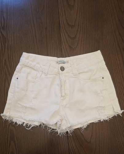 Aquamar white denim low rise - aquamar,