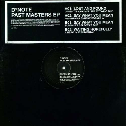 Note pas promo vinyl - d*note,