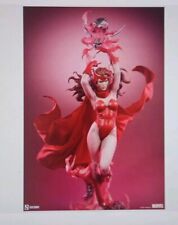 SCARLET WITCH Marvel Comics Premium Format 1/4 Statue Sideshow Collectibles