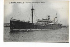 BATEAU MARINE  PAQUEBOT  AMIRAL NIELLY DES CHARGEURS REUNIS