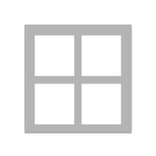 Passe-partout - Gris -