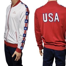 Kappa USA Track Jacket Rétro Vintage Rare Size L