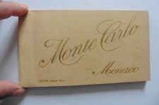 Carnet complet ancien de 20 CPA Monte Carlo Monaco années 1920 Giletta Ed Nice