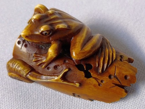 Très beau netsuke signé - beau,