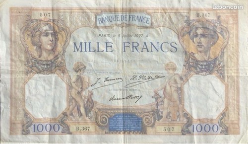 Billet 1000 francs cérès - 1000,