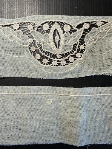 Dentelle ancienne tulle - ancienne,