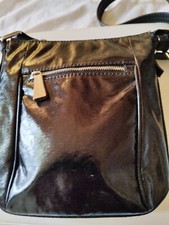 Sac Coccinelle Cuir Verni 'noir Neuf 