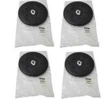 SET 4X ORIGINAL ENJOLIVEUR DE ROUE 10" RENUALT MASTER III 403150031R LOGO ARGENT