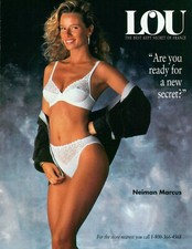 LOU Lingerie Magazine Print Advertising Soutien-gorge bonneterie Sous-vêtemen...