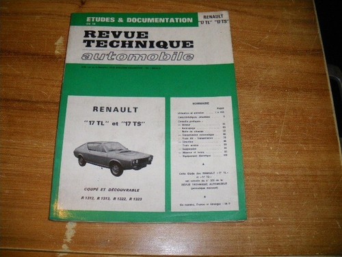 Revue technique renault tl - revue,