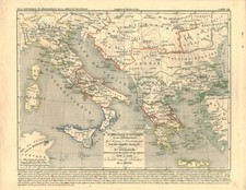 Gravure ancienne carte