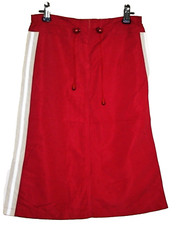 JUPE DROITE LÉGÈRE ROUGE