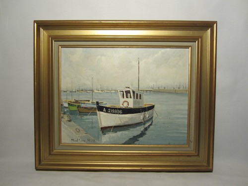 Ancien tableau huile - huile, sur