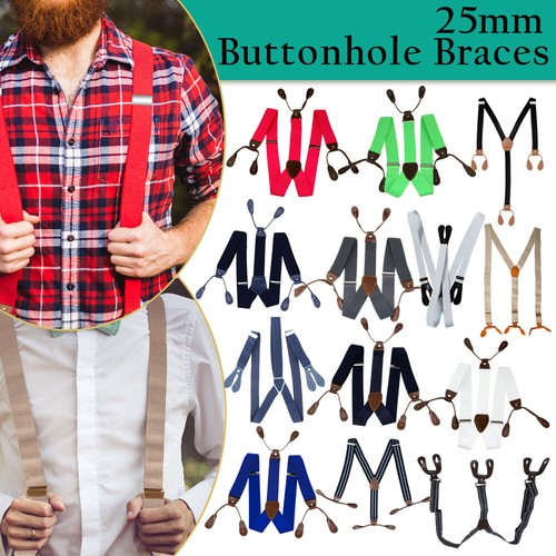 Bretelles unisex boutons - unisex, À