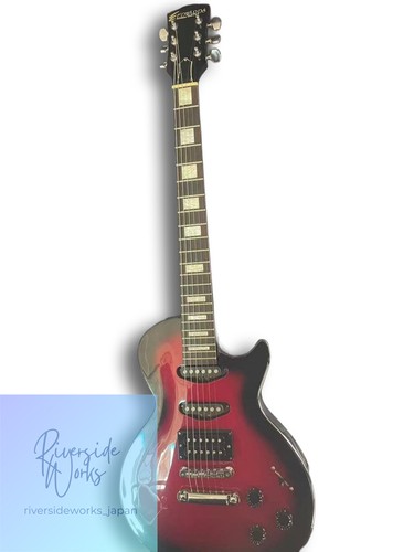 Guitare électrique rouge noir - guitare, rouge/noir