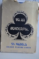 ANCIEN JEUX DE CARTES EROTIQUES GRAND FORMAT 1969