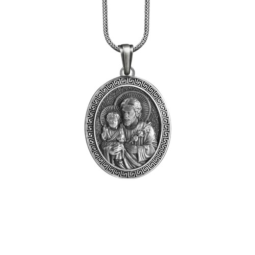 Collier pendentif saint joseph - collier,