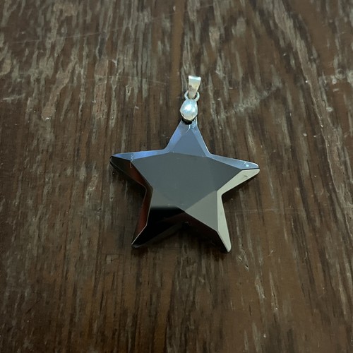 Pendentif etoile hematite - , et