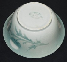 Ancien bol coupelle KG LUNEVILLE Keller Guerin CHARDON bleu FRANCE