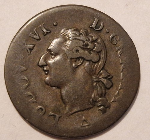 Louis xvi liard 1789 - xvi,