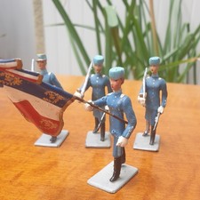 Lot de 4 soldats de plomb, 14-18 MAISON LUCOTTE 