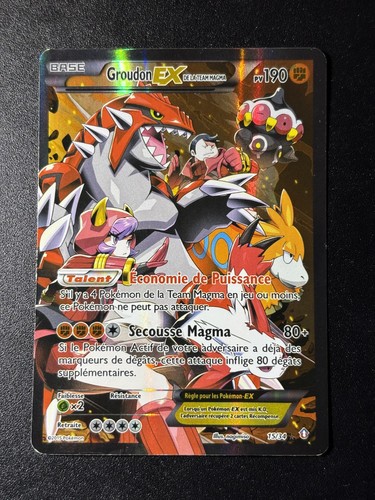 Carte pokémon groudon ex - pokémon, de