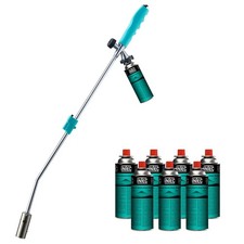 Désherbeur thermique gaz butane + 8 cartouches KZ GARDEN