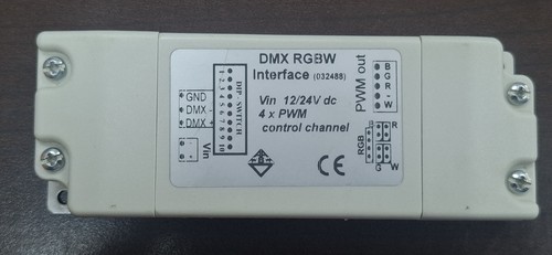 Interface manette dmx rgbw - interface,