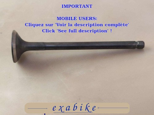 Soupape echappement pour honda - pour,