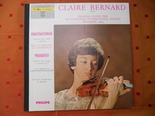 Vinyle  disques 33 Tours CLAIRE BERNARD