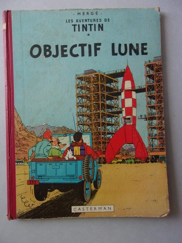 Tintin objectif lune - tintin, "