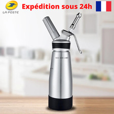 Siphon Chantilly de 500ml pour Crème Chantilly Syphon Cuisine en Inox