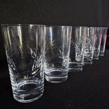 6 Verres à Jus Amboise CRISTAL D'ARQUES Collection FLEURY EPI 38cl Vintage...