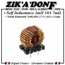 Self Inductance 1mH 10A 7mΩ