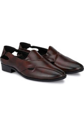 Hommes Sandale Simili Cuir Ethnique Jutti UK Taille 7-11 Daily Mode Usure Marron