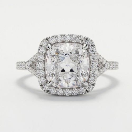 3ct cushion lab grown diamond - lab,