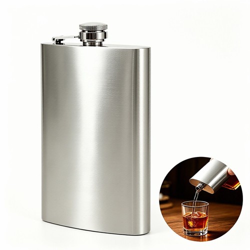 12oz alcohol whiskey pocket - 12oz,
