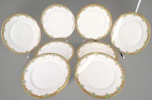 Assiettes plates art deco - 8,