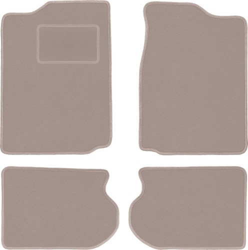 Tapis sol velours beige - velours,
