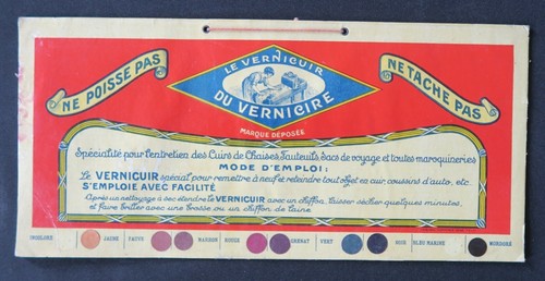 Ancien carton publicitaire LE