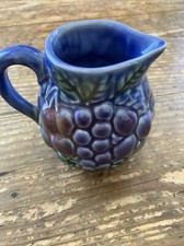 Pichet ancien barbotine raisin - pichet,