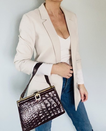 Sac main ancien cuir de - ancien,