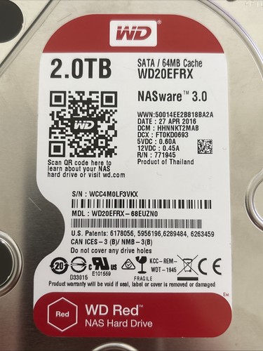Western digital wd20efrx nas - western,