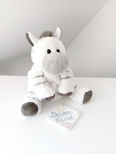Peluche/Doudou Zèbre Blanc