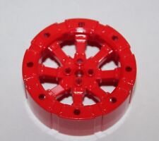 Lego Red Wheel Wagon Viking with 12 Holes 55817 set 7944 8060 Fire Hovercraft