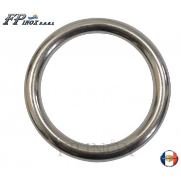 Anneau inox rond x 80 - inox,