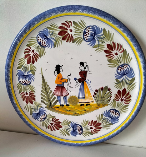 Grand plat henriot quimper - plat,