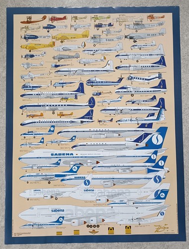 Sabena belgium affiche - belgium,