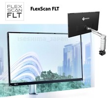 NEUF ! EIZO FlexScan FLT 23.8 Ultra-Slim Floating Bezel Space-Saving Arm USB-...
